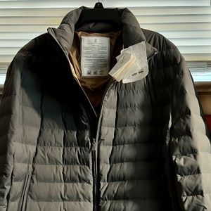 Brunello Cucinelli Men's Lightweight Water-Resistant Down Jacket Granite size XL